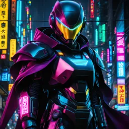 neon robot cop, IO Corp, io net, masterpiece, best quality, half body, portrait, night city, anime, 3D, Korea, pixar, realistic, robo cop, harajuku fashion style, rain coat, beautiful, colourful, neon lights, cyberpunk, illustration, by stanley artgerm lau, sideways glance, foreshortening, extremely detailed 8K, smooth, high resolution, ultra quality, highly details, glare, side view, the shield has IO two letters on it