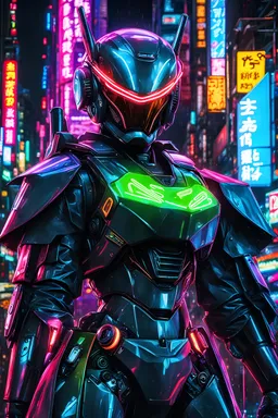 neon robot cop, masterpiece, best quality, half body, portrait, night city, anime, 3D, Korea, pixar, realistic, robo cop, harajuku fashion style, rain coat, beautiful, colourful, neon lights, cyberpunk, illustration, by stanley artgerm lau, sideways glance, foreshortening, extremely detailed 8K, smooth, high resolution, ultra quality, highly details, glare, side view, wide portrait posture