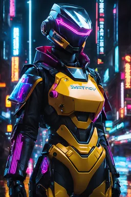 neon robot cop, masterpiece, best quality, half body, portrait, night city, anime, 3D, Korea, pixar, realistic, robo cop, harajuku fashion style, rain coat, beautiful, colourful, neon lights, cyberpunk, illustration, by stanley artgerm lau, sideways glance, foreshortening, extremely detailed 8K, smooth, high resolution, ultra quality, highly details, glare, side view,