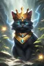 Placeholder: 1 thunder cat with light crown