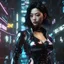 Placeholder: Cyperpunk 23 years old, pretty korean, 32K, 8K UHD, Ray tracing