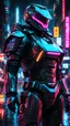 Placeholder: neon robot cop, masterpiece, best quality, half body, portrait, night city, anime, 3D, Korea, pixar, realistic, robo cop, harajuku fashion style, rain coat, beautiful, colourful, neon lights, cyberpunk, illustration, by stanley artgerm lau, sideways glance, foreshortening, extremely detailed 8K, smooth, high resolution, ultra quality, highly details, glare, side view,