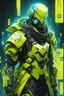 Placeholder: ''io.net'' logo, hockey mask, neon yellow, robot, masterpiece, best quality, half body, portrait, , anime, 3d, , pixar, realistic, robo soldier, harajuku fashion style, raincoat, beautiful, colorful , neon lights, cyberpunk, illustration by stanley artgerm lau, acronym, highly detailed 4k, smooth, high resolution, , high details, glare, side view, gun on the back