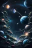 Placeholder: Galaxy with future planet ecosystem