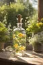 Placeholder: Amidst a sunlit garden, the clear bottle takes center stage on a rustic wooden table. Lush greenery and vibrant flowers form a lively backdrop, infusing the scene with the freshness of nature. Soft sunlight filters through the leaves, casting a warm glow on the bottle. A gentle breeze carries the subtle fragrance of blossoms, enhancing the anticipation of the crisp water and invigorating lemon within.