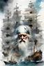 Placeholder: white beard pirate art by Carne Griffiths and Wadim Kashin,